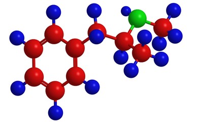 Sticker - Molecular structure of methamphetamine