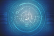 © jijomathai - Background conceptual image of digital 3d icons