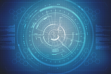 background conceptual image of digital 3d icons