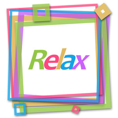 Sticker - Relax Colorful Frame 