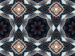 Wall Mural - Kaleidoscopic pattern  texture