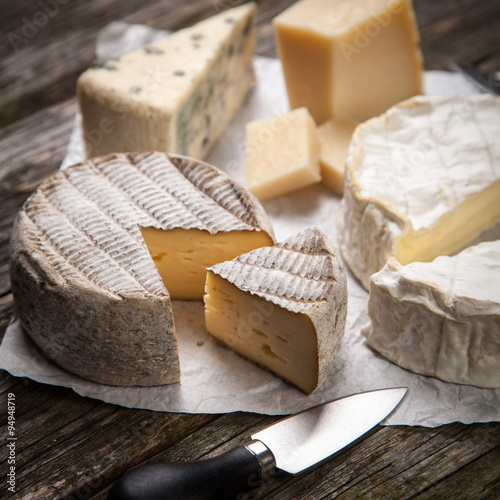 Soft french cheese Canvas Print