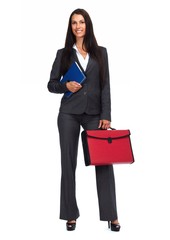 Canvas Print - Beautiful business woman.