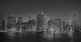 Fototapeta Miasto - New York City Panorama Night Concept