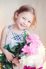 portrait of adorable little girl