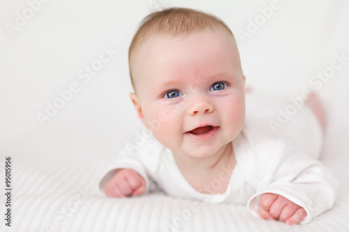 Fototapeta baby smiling