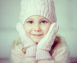 © spass - Portrait of pretty little girlat christmas time