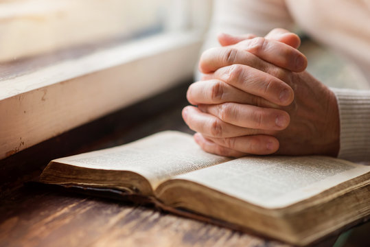 Woman with bible