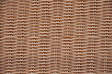 A Plastic Chair Brown Basket Weave Pattern, For Background