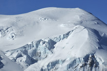 Hanging Glacier. Dome Du Gouter, Mt Blanc, France