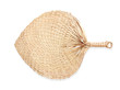 © prapann - native fan made from palm leaves on white background
