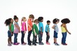© WavebreakMediaMicro - Group of kids standing in a line