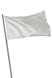 Fototapeta Paryż - white flag