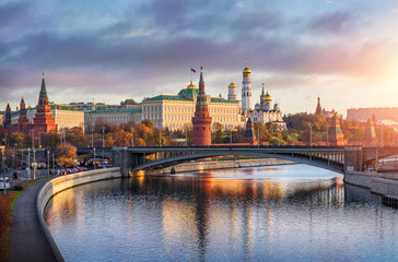 Wall Mural - Доброе утро Москва Good morning Moscow