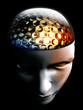 golf ball idea in human brain and head