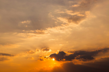 Wall Mural - Sunset sky