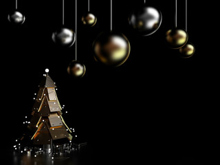 Abstract Christmas Tree, 3D