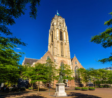 Grote Of Sint-Laurenskerk, A Church In Rotterdam, The Netherland
