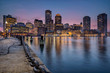 Boston waterfront and harbor