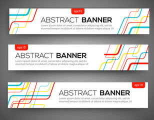Wall Mural - abstract banner design