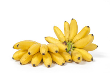 Wall Mural - Banana isolated on white background