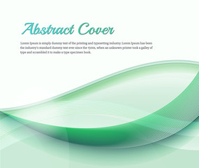 Wall Mural - Clean background with light green gradient and blend. Business s