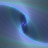 Fototapeta Perspektywa 3d - Blue mysterious fractal design background