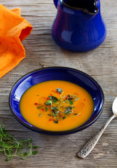 Canvas Print - Pumpkin soup,