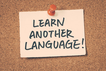 Wall Mural - learn another language