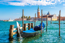 Gondolas  In Venice, Italy