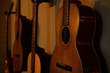 Vintage Parlor Guitars on Wall