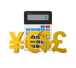 Sticker - Global Currencies with Calculator