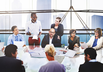 Poster - Business People Corporate Meeting Presentation Communication Con