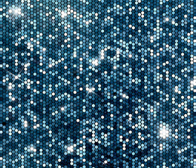 Wall Mural - Silver sparkle glitter sequins background