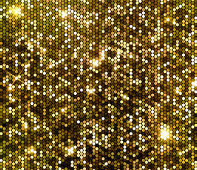 Wall Mural - Gold sparkle glitter sequins background