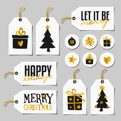 Poster - Christmas Gift Tags Set