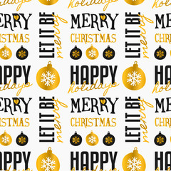 Poster - Christmas Seamless Pattern