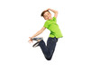 © Syda Productions - smiling boy jumping in air