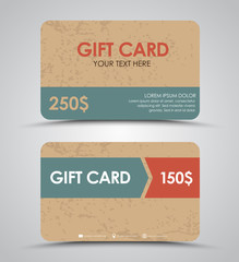 Design gift cards