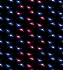 Wall Mural - Lens Flare round mix ring pattern