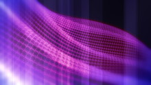 Looping Animated Background Rolling Blue And Purple Wire Frame Abstract 