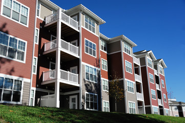 Wall Mural - apartment building