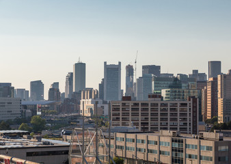 Wall Mural - Skyline of Boston from Harbor ARea