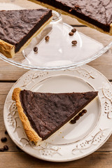 Wall Mural - Chocolate tart - dessert