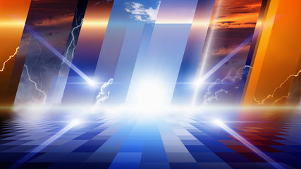 Wall Mural - abstract fantastic background