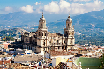 Cathedral in Jaen. Andalusia, Spain