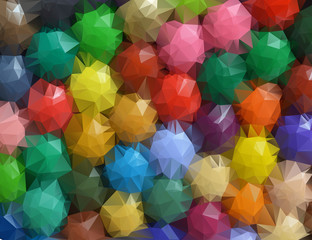 Sticker - bright abstract festive background