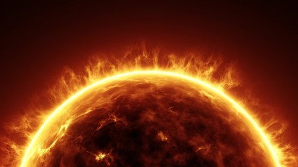 Wall Mural - sun in space
