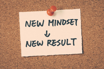 Wall Mural - new mindset new result