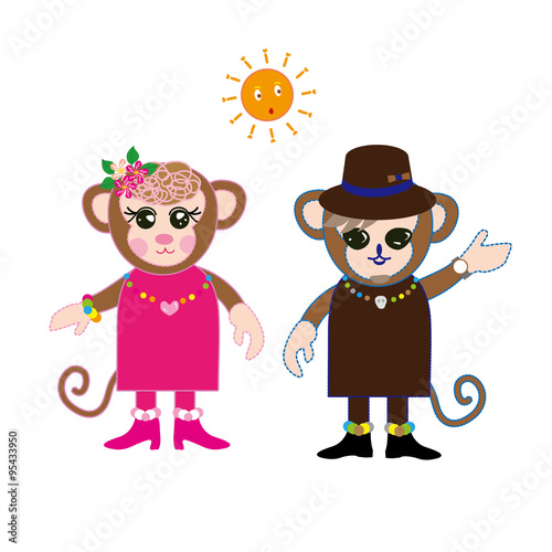 帽子と花飾りがかわいいお洒落なサルのカップルのイラスト素材 Buy This Stock Illustration And Explore Similar Illustrations At Adobe Stock Adobe Stock 帽子と花飾りがかわいいお洒落なサルのカップルのイラスト素材 Buy This Stock Illustration And Explore Similar Illustrations At Adobe Stock Adobe Stock